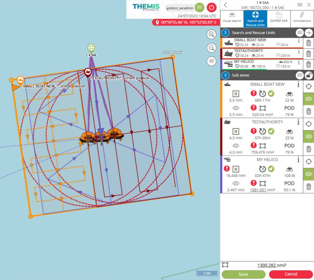 themis sar probability maps